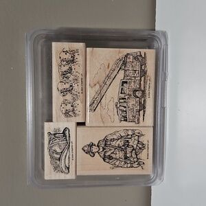 Fire Brigade Stampin Up Rubber Stamp Set